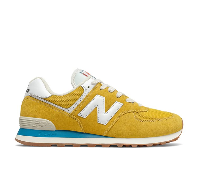 Balance Sneaker Gelb New Balance Leder Gelb New Balance ML574HB2