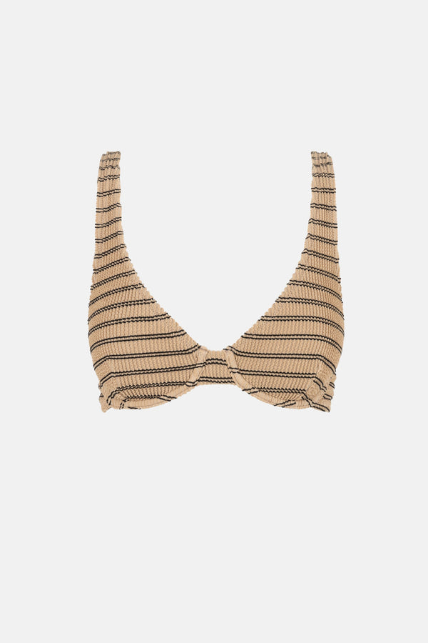 Rhythm Sol Stripe Underwire Top