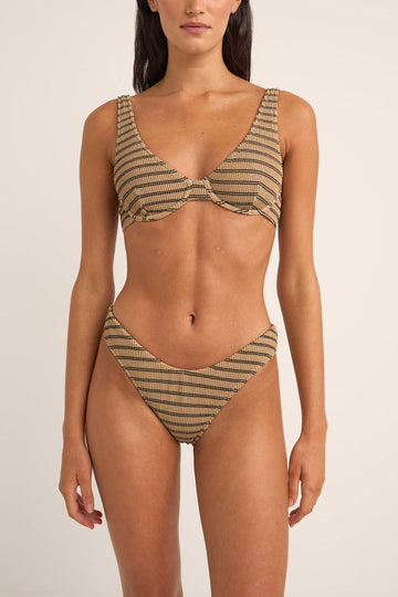 Rhythm Sol Stripe Underwire Top
