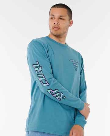 Rip Curl Fade Out Icon Long Sleeve Tee