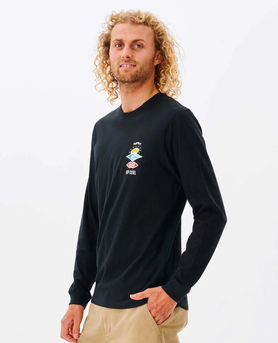 Rip Curl Search Icon Long Sleeve Tee