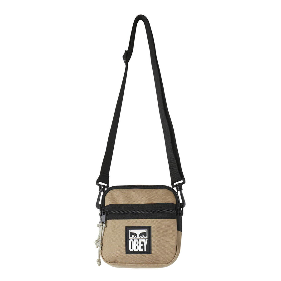 Obey Small Messenger Bag CARAMEL BROWN