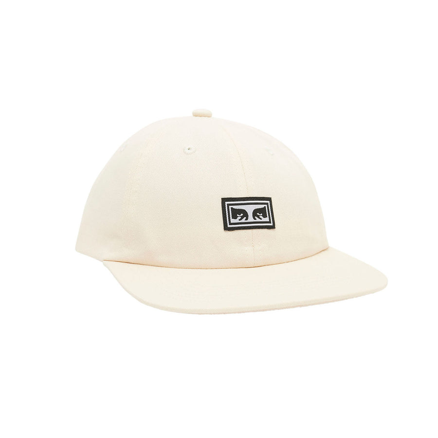 Obey Icon Eyes 6 Panel Strapback II Unbleached
