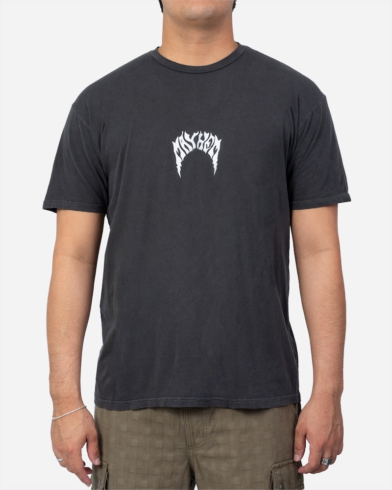 Lost Mayhem Bolts Vintage Dye Tee