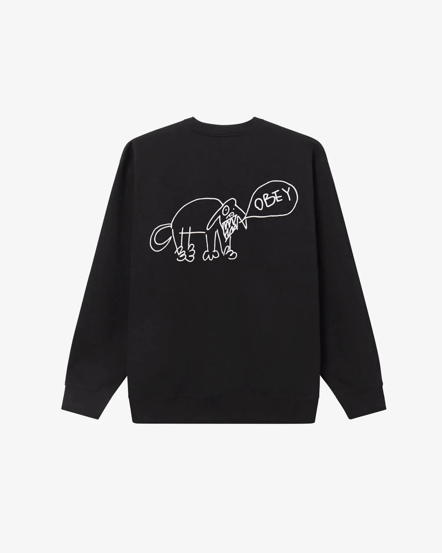 Obey Dog Doodle Crewneck