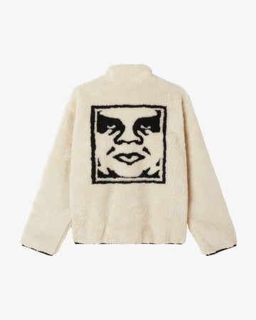 Obey Icon Face Sherpa Jacket