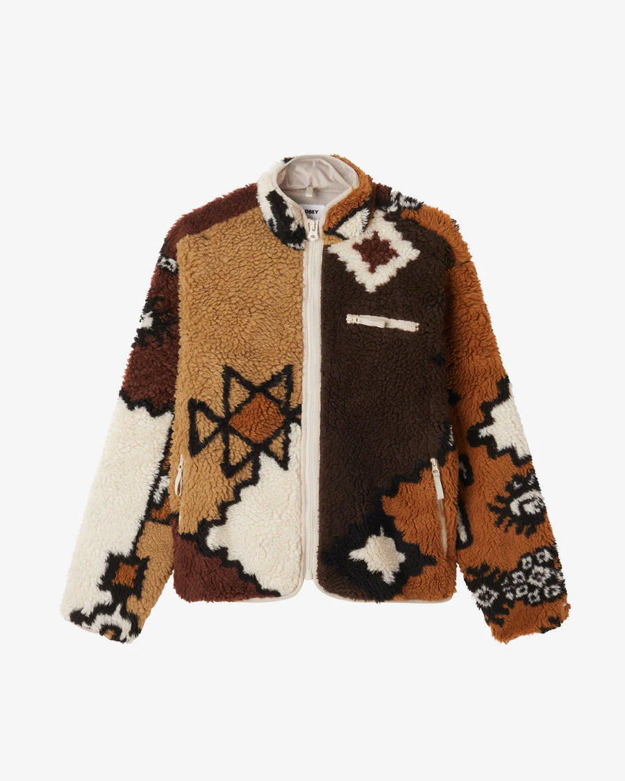 Obey Moroccan Rug Sherpa Jacket