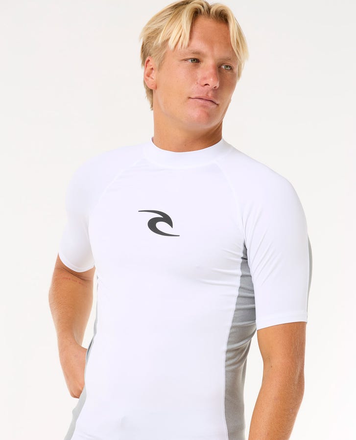 Rip Curl Waves UPF Perf Short Sleeve Rash Vest