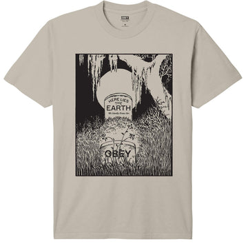 Obey Here Lies The Earth T-Shirt