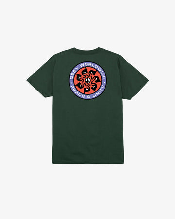 Obey Peace Wheel Classic T-Shirt