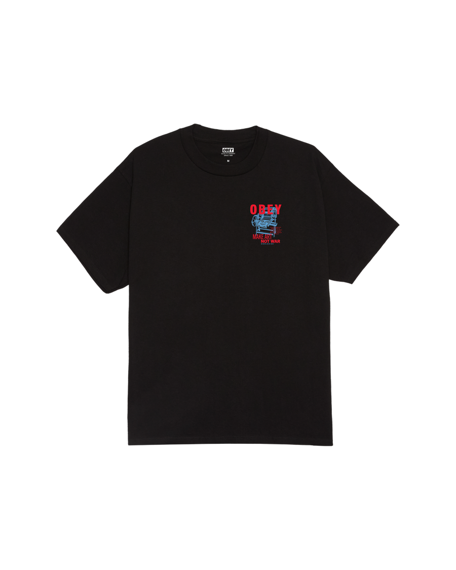 Obey Printing Press Make Art Classic T-Shirt