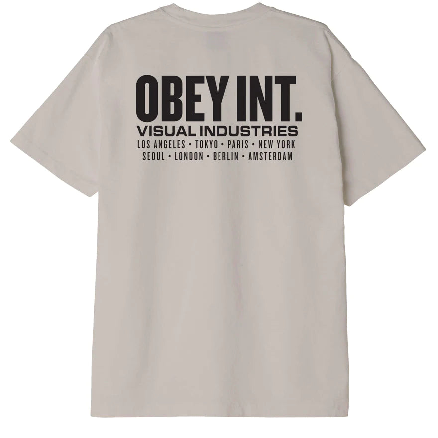 Obey Int.Visual Industries Heavyweight T-Shirt