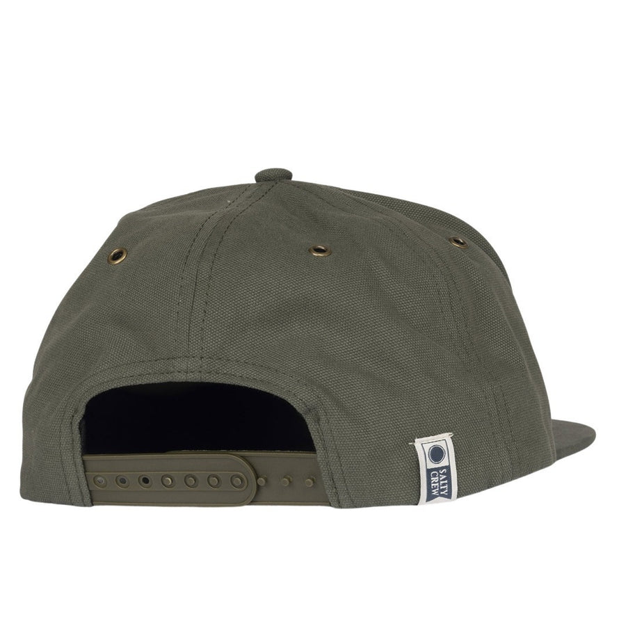 Salty Crew Splice 5 Panel Cap Olive