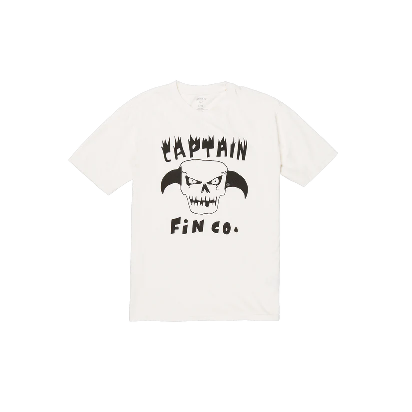 Captain Fin Twin Fin Skull T-Shirt