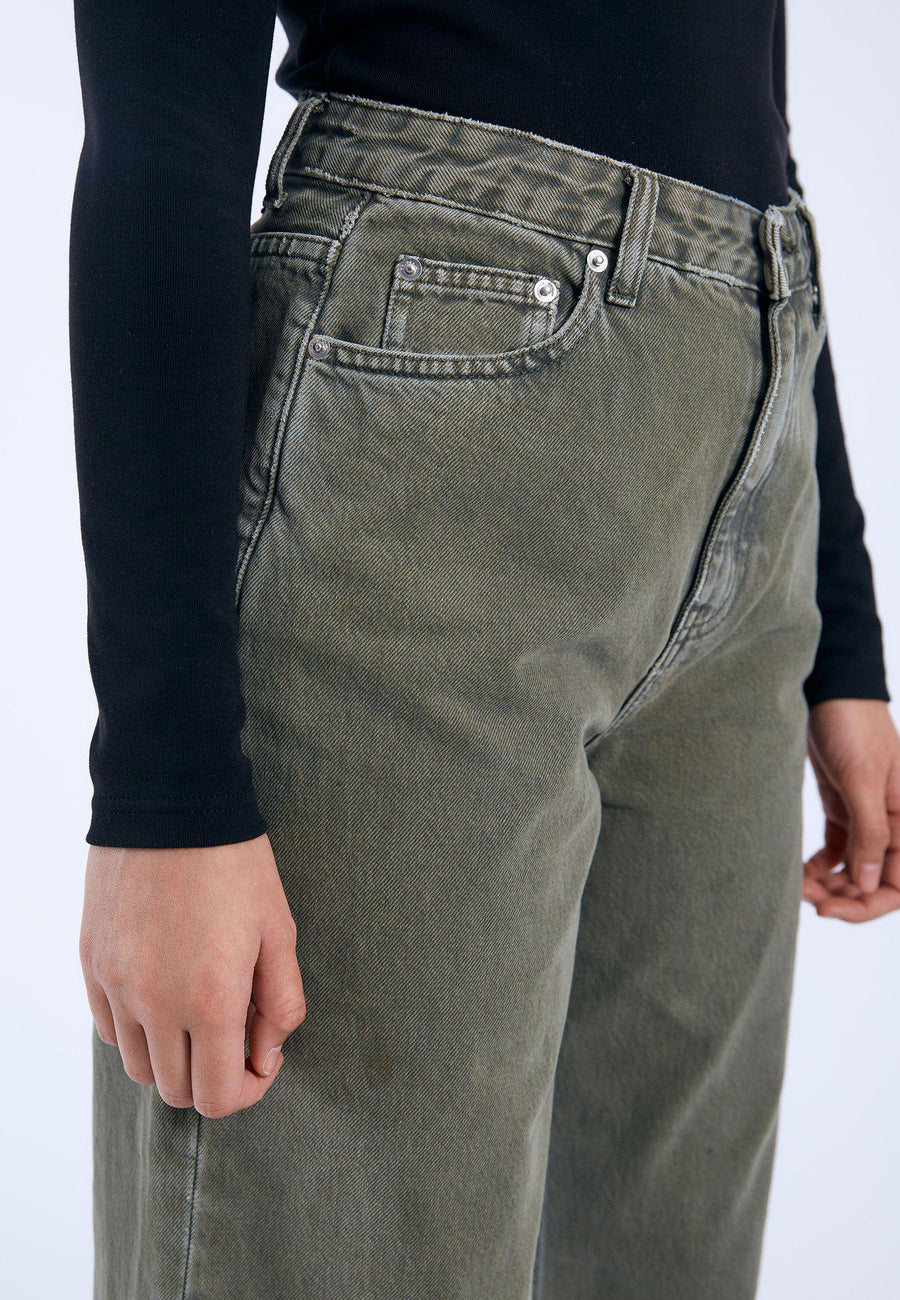 Dr.Denim Donna Washed Olive