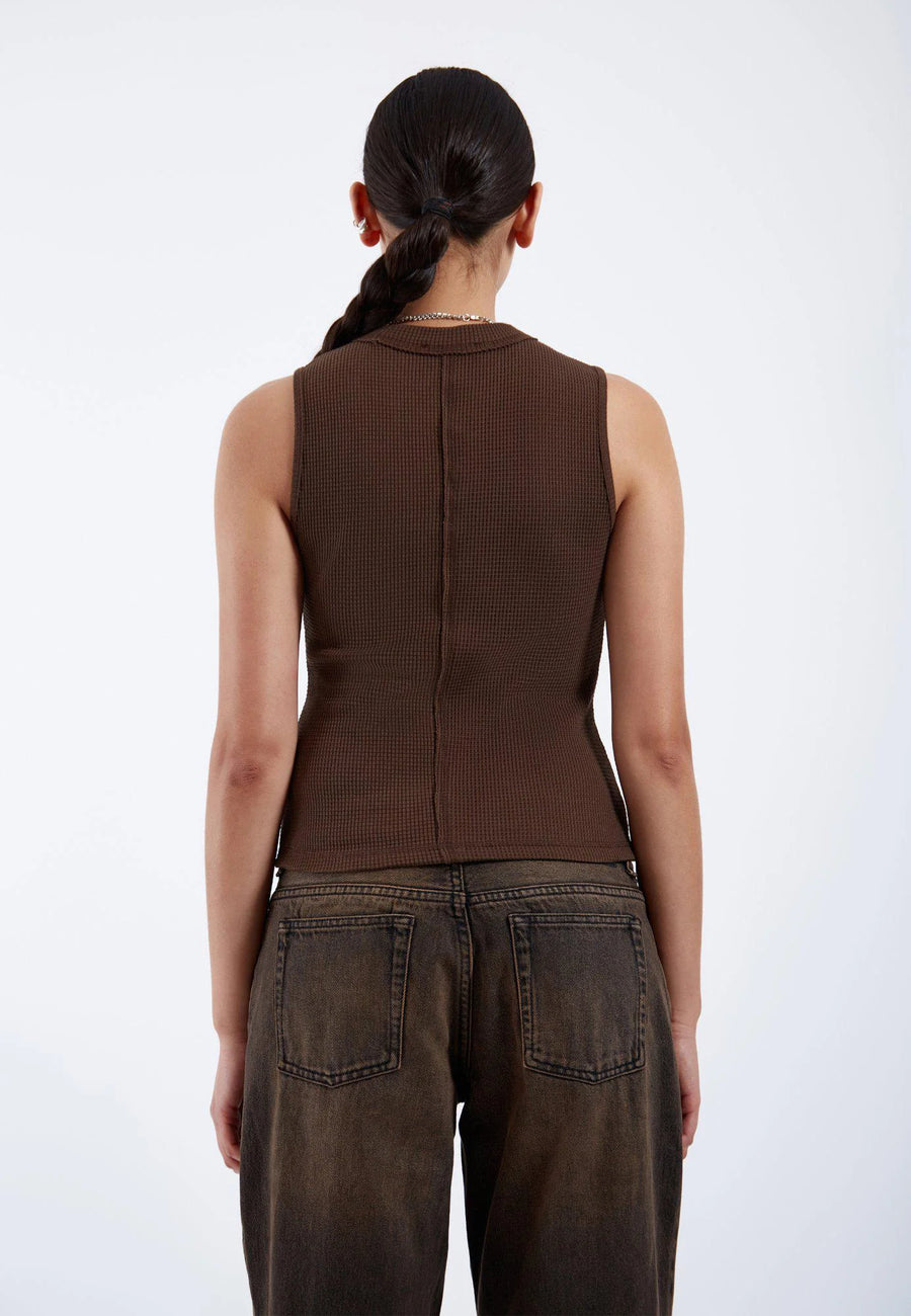 Dr.Denim Deia Waffle Top