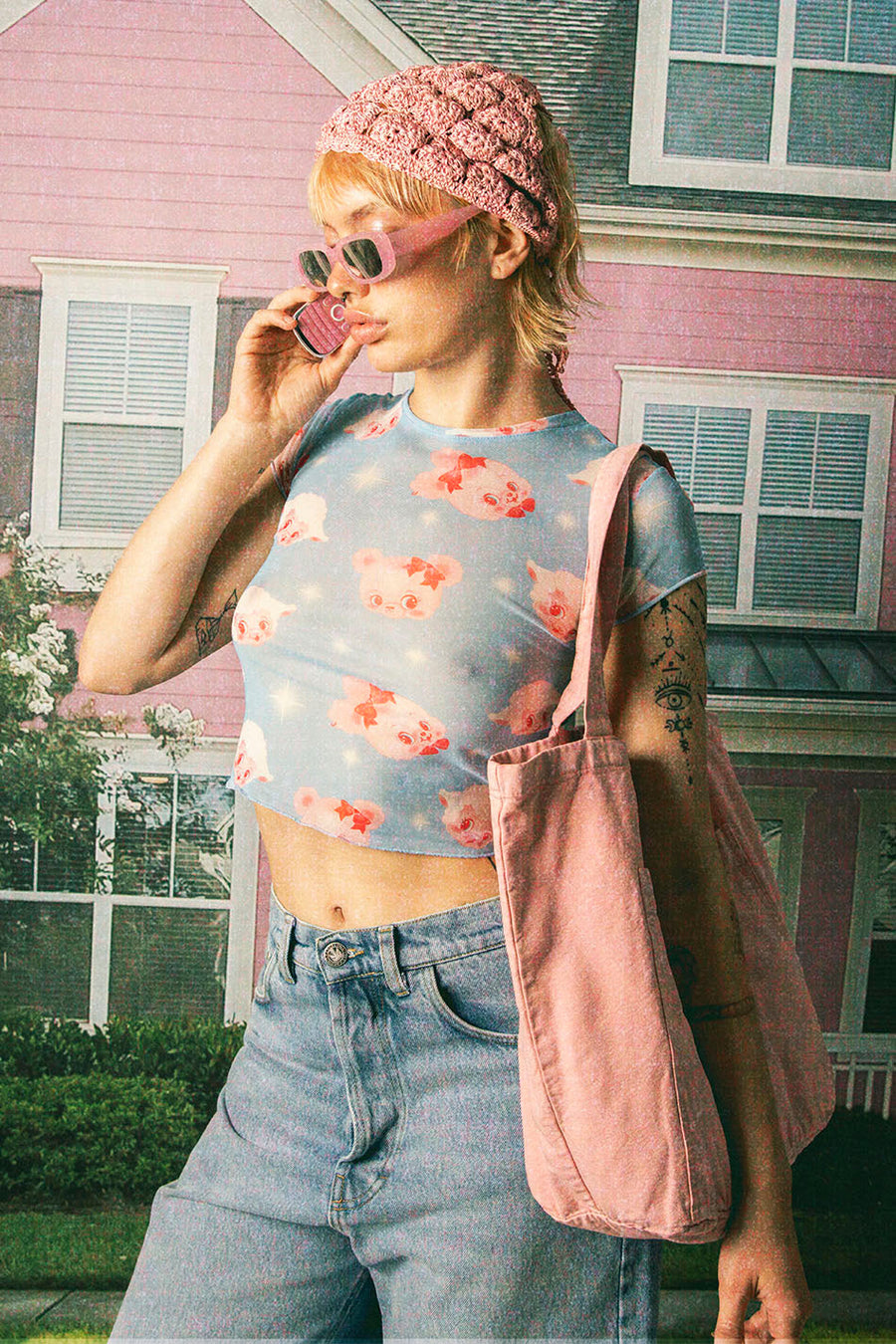 Kaotiko Dark People Tulle T-Shirt