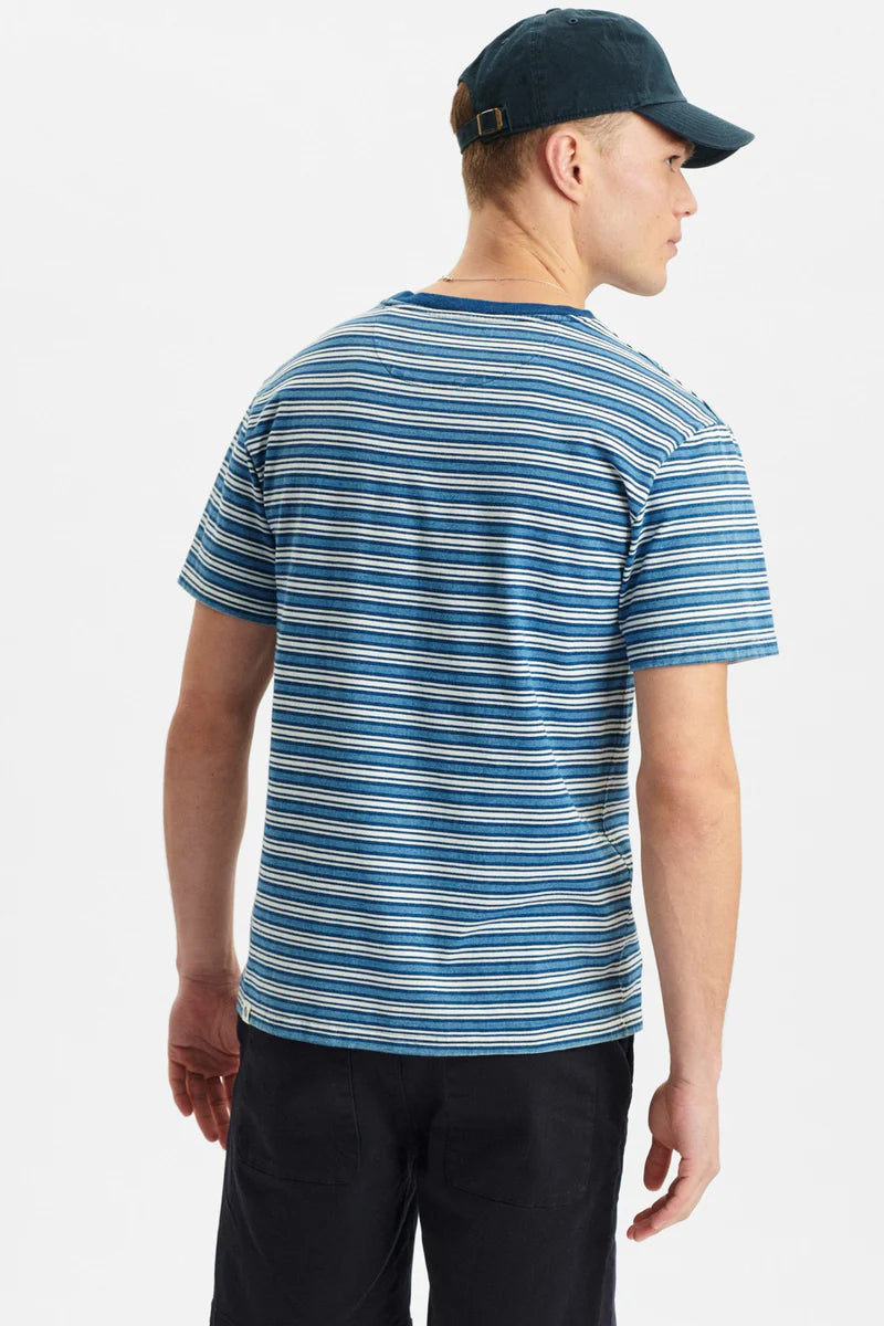 Anerkjendt Akkiki Blue Stripe Tee