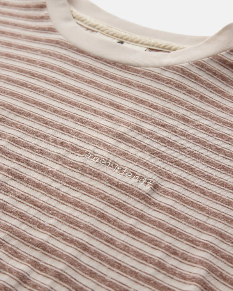 Anerkjendt Cot/Linen Stripe T-Shirt