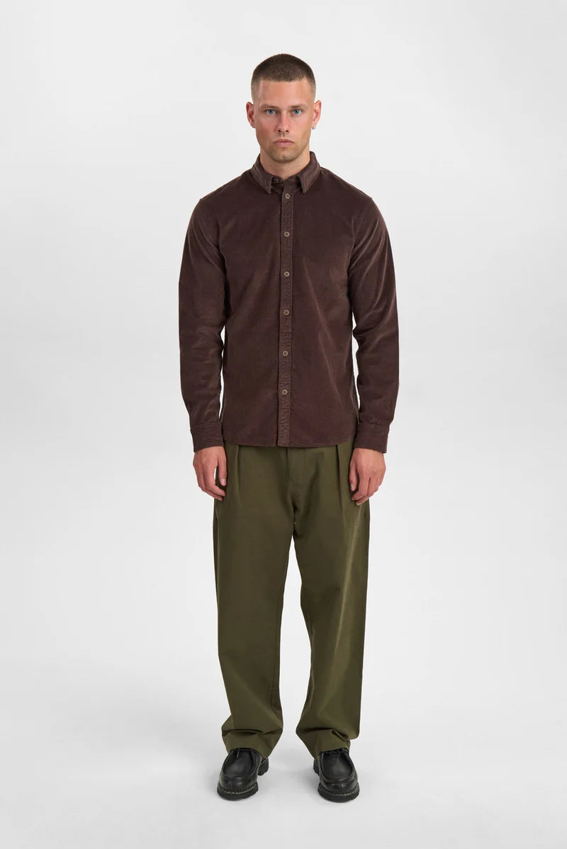 Anerkjendt Akleif Solid Cord Shirt