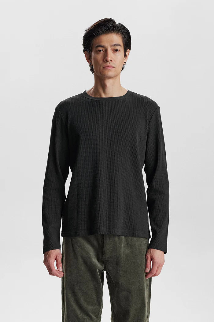 Anerkjendt Akkiki L/S Waffle Tee