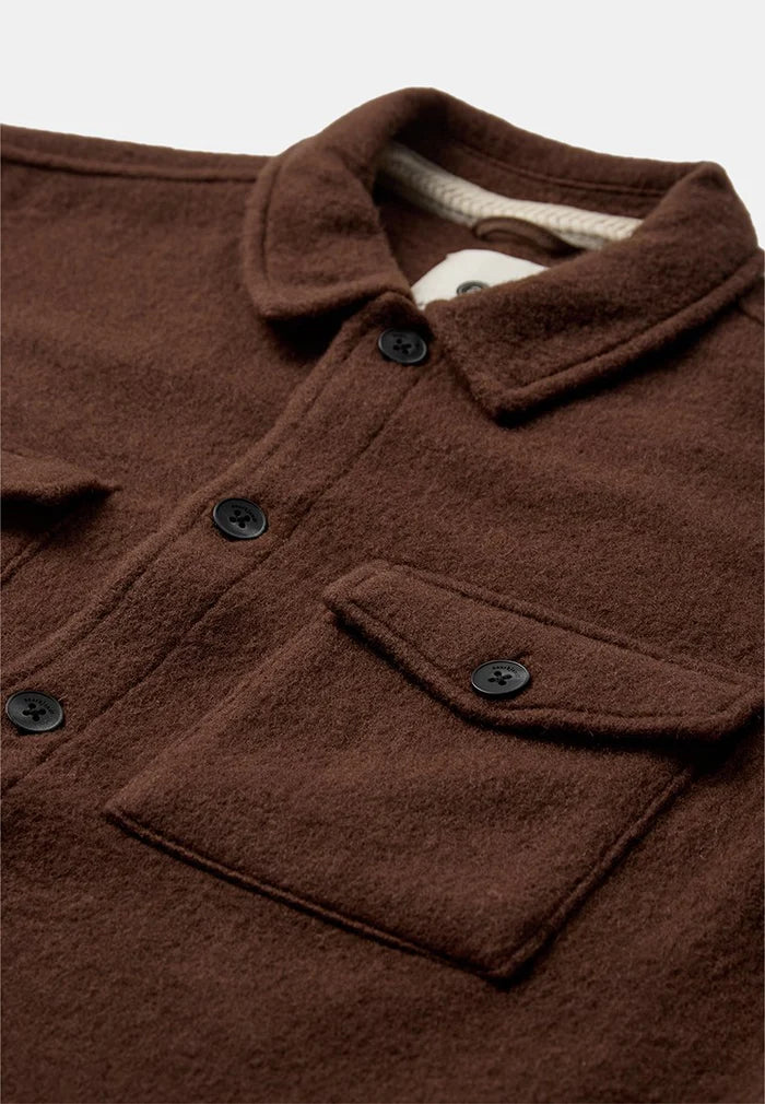 Anerkjendt Akoscar Boiled Wool Overshirt