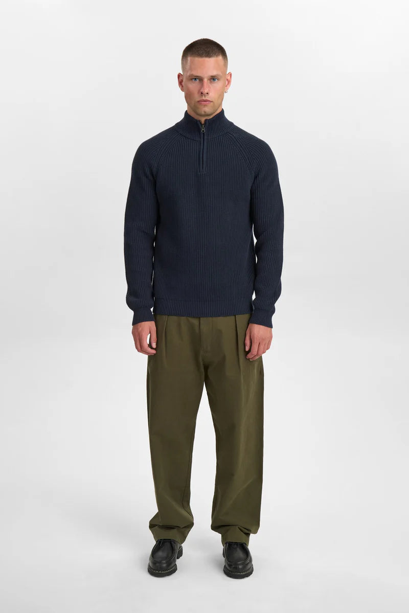 Anerkjendt Aksune Patent Half Zip Knit