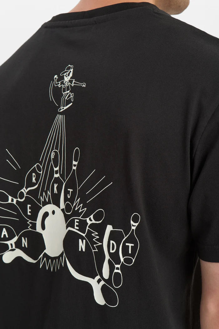 Anerkjendt Akvillads Bowling Print Tee