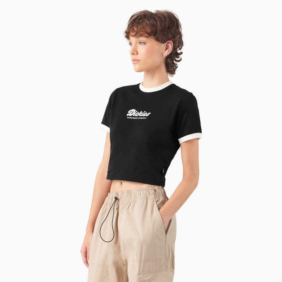 Dickies Lewistown Cropped Ringer T-Shirt