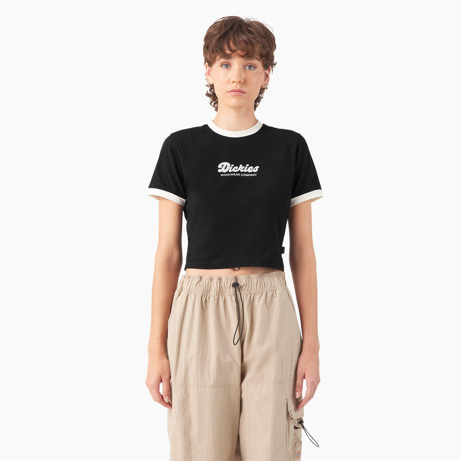 Dickies Lewistown Cropped Ringer T-Shirt