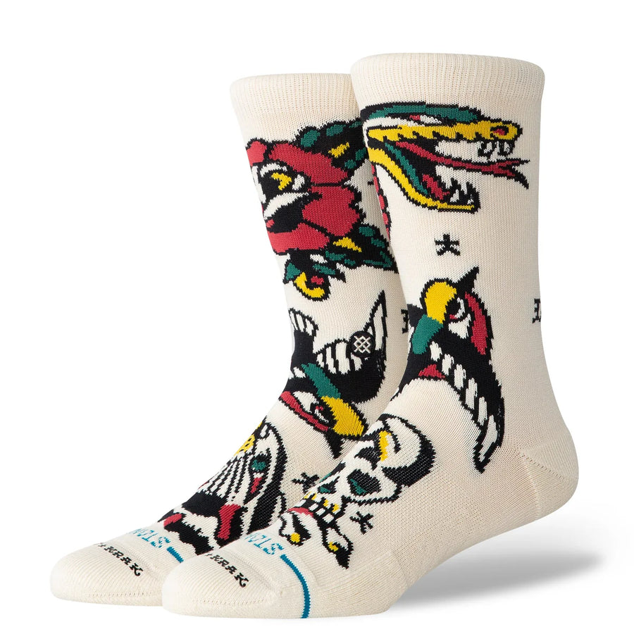 Stance Flash Crew Canvas