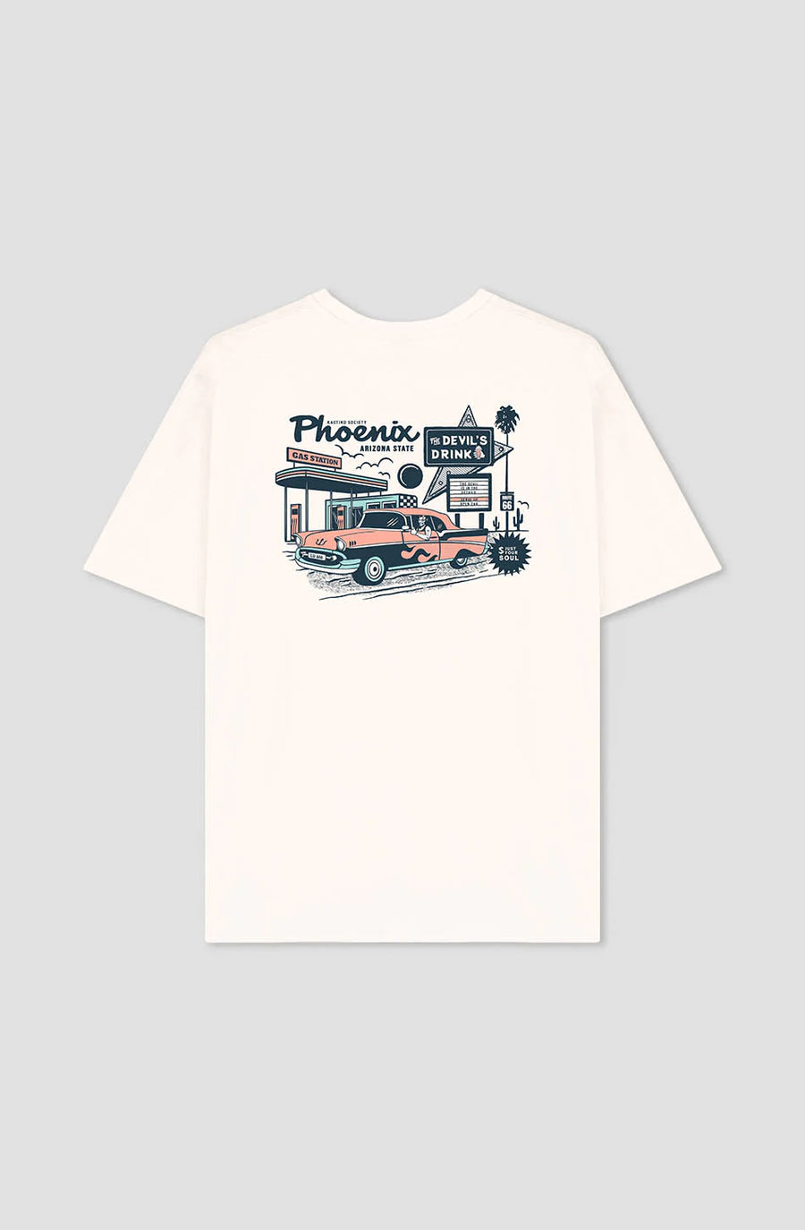 Kaotiko Gas Station Organic Cotton T-shirt