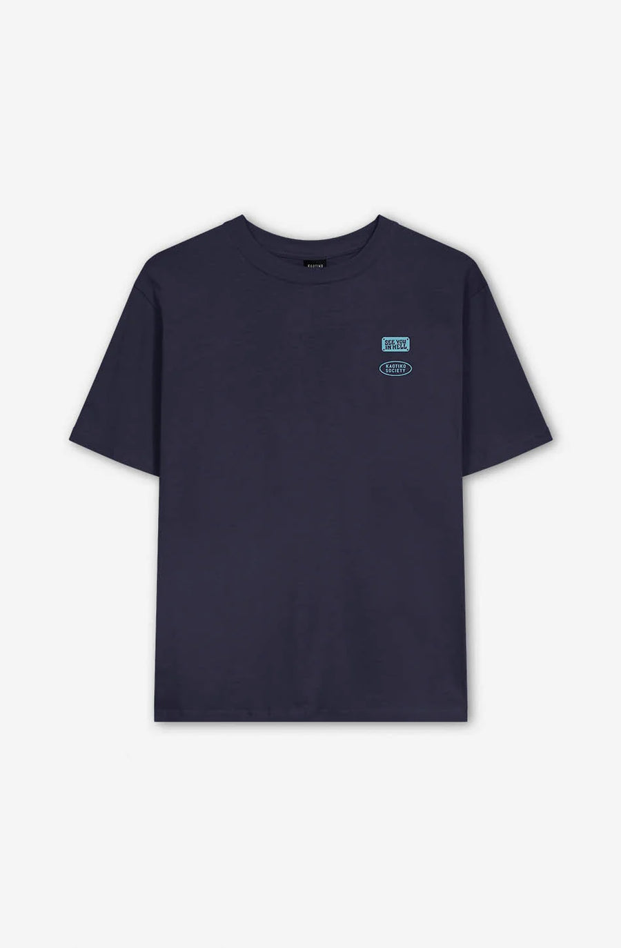 Kaotiko Pinball Navy T-shirt