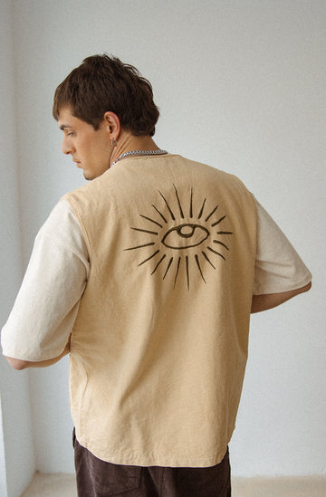 Kaotiko Western Eye Bone Vest
