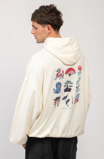 Kaotiko Washed Bonsai Ivory Sweatshirt