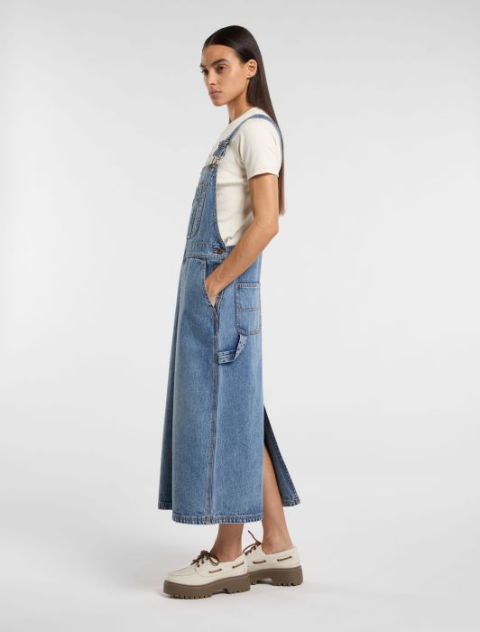 Dickies Long Bib Overalls Dress