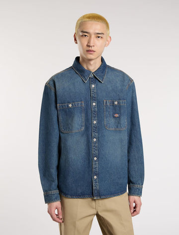Dickies Mechanic Long Sleeve Denim Shirt