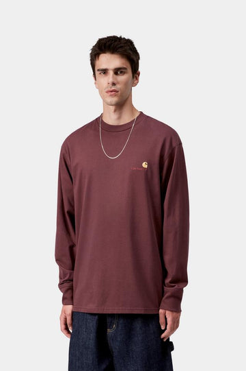 Carhartt WIP L/S American Script T-Shirt