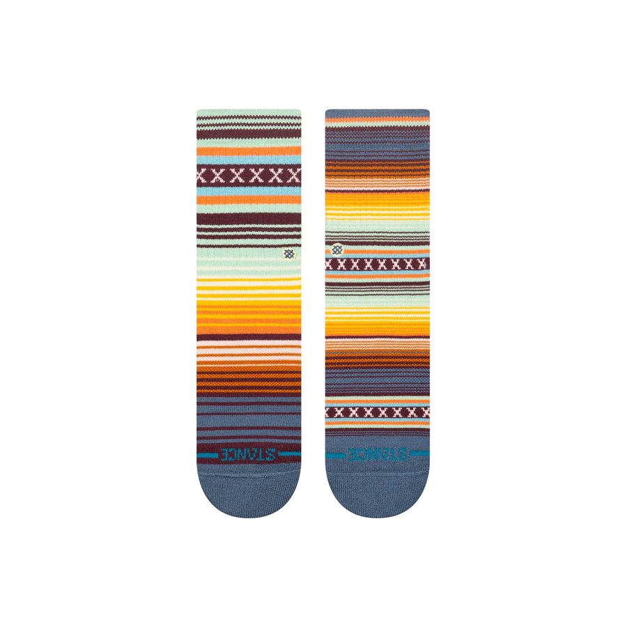 Stance Curren Kids Socks Sock Sea Blue