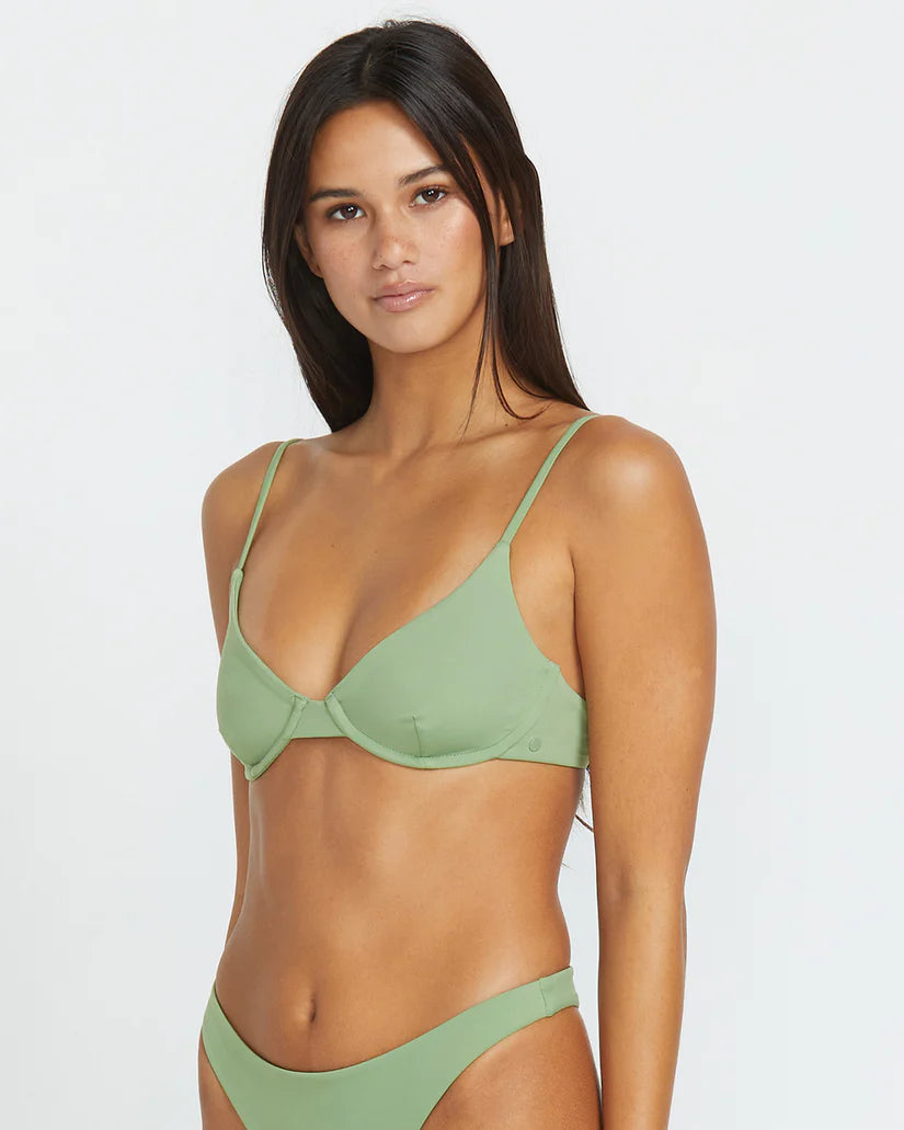 Volcom Simply Seamless Demi Uwire Bikini Top