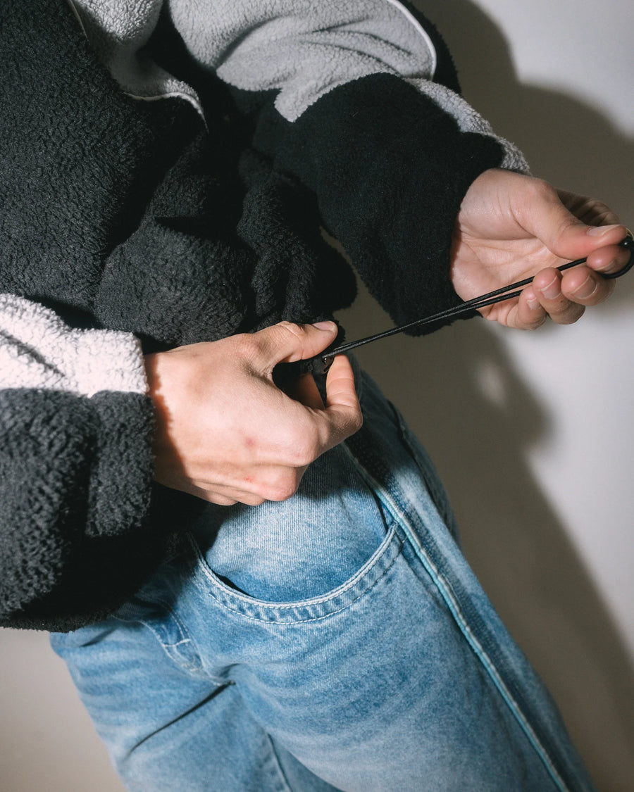 Rusty Two Tides Zip Through Sherpa Fleece