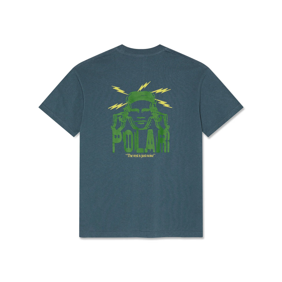 Polar Skate Noise Grey Blue Tee
