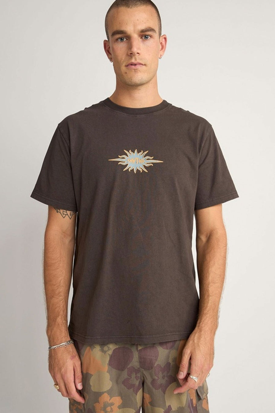 Rhythm Flame Printed Vintage T-Shirt