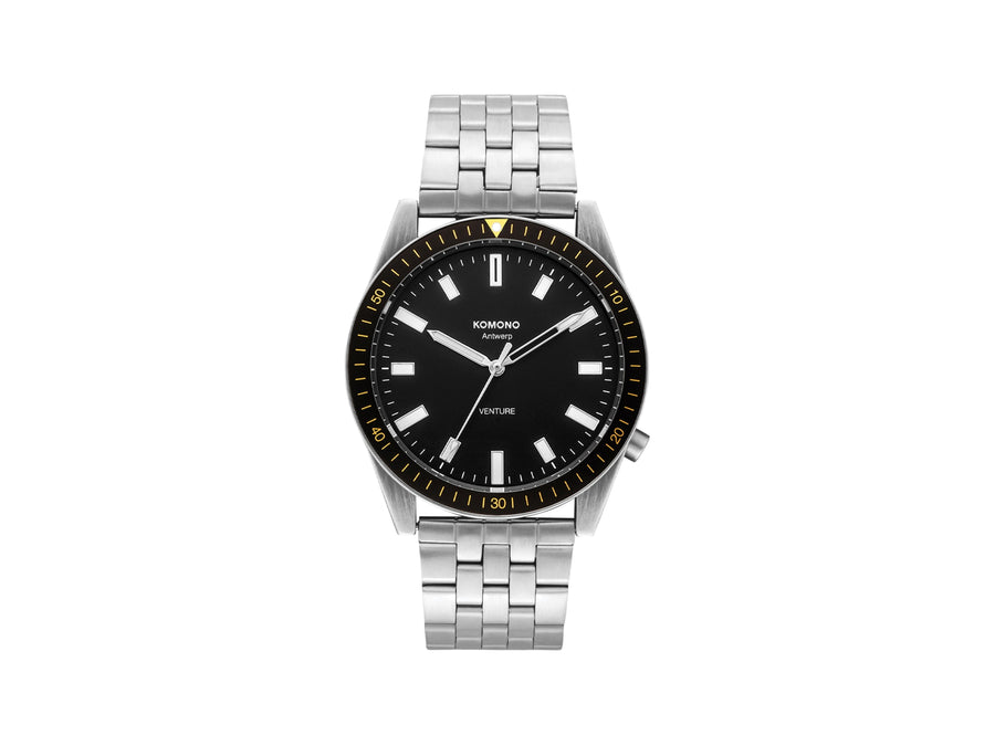 Komono  Ray Venture Estate Silver  Black