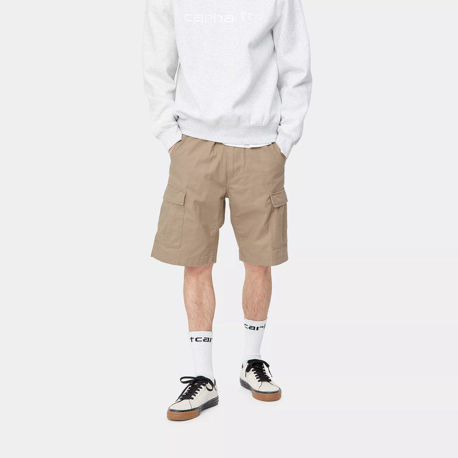 Carhartt WIP Aviation Short Leather Rinsed