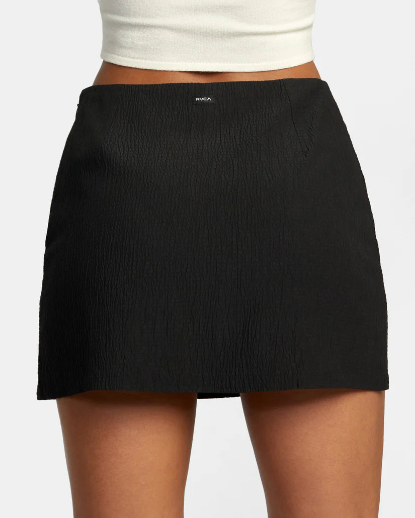 Rvca Reform Skirt Smoked Mini Skirt