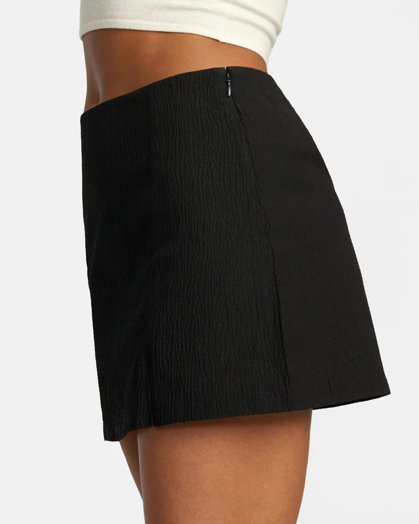 Rvca Reform Skirt Smoked Mini Skirt