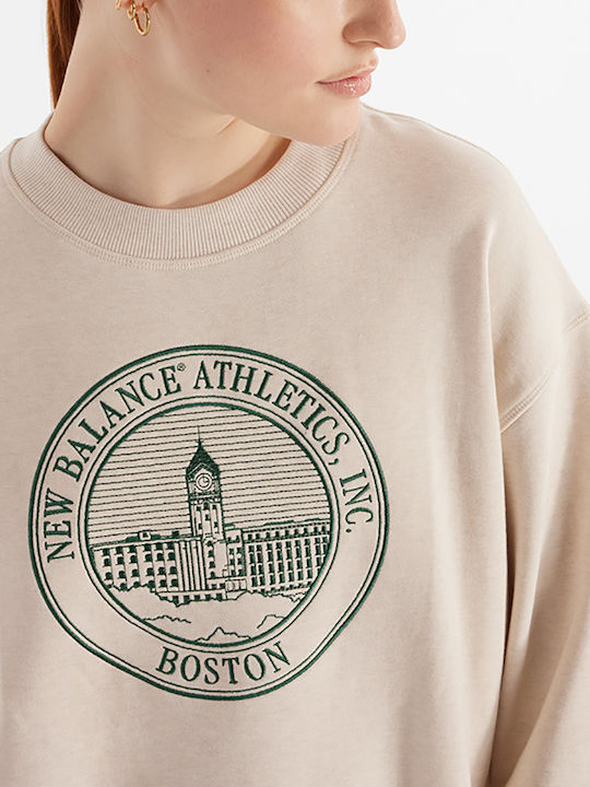 New Balance French Terry Oversized Crest Crew