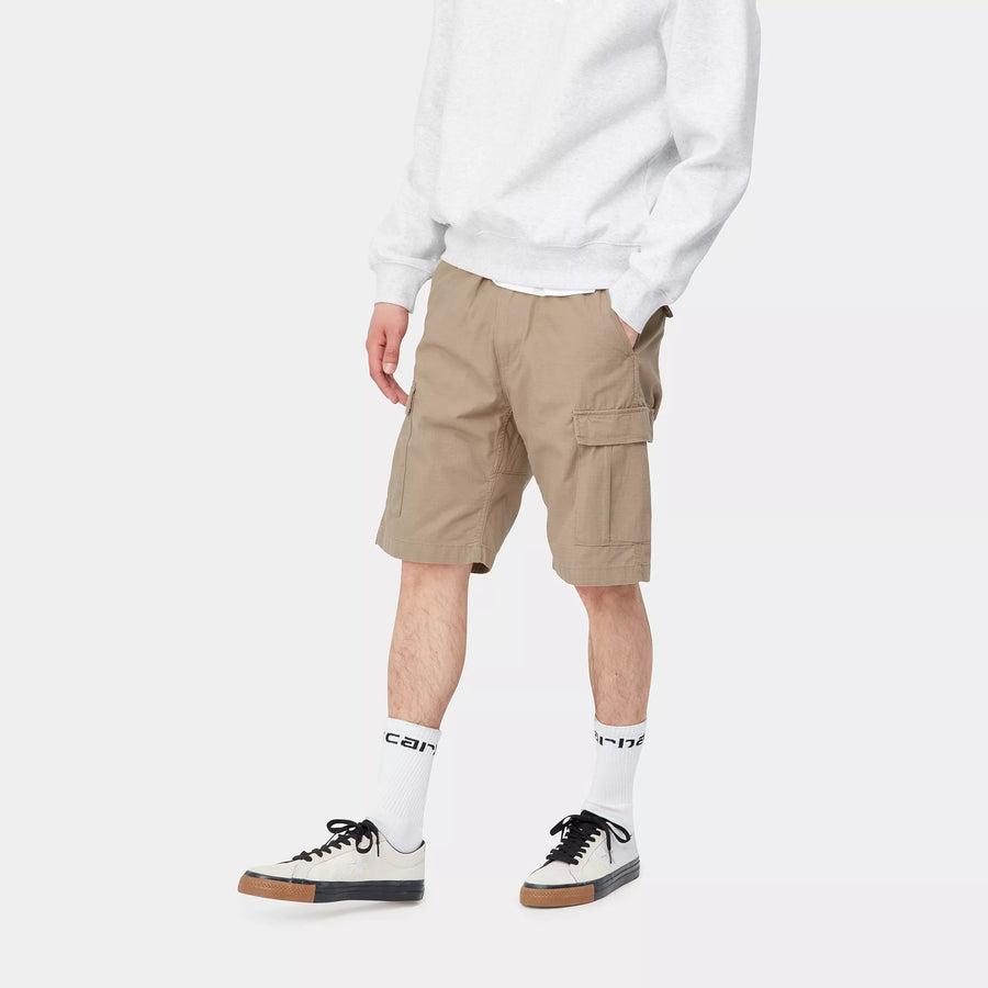 Carhartt WIP Aviation Short Leather Rinsed