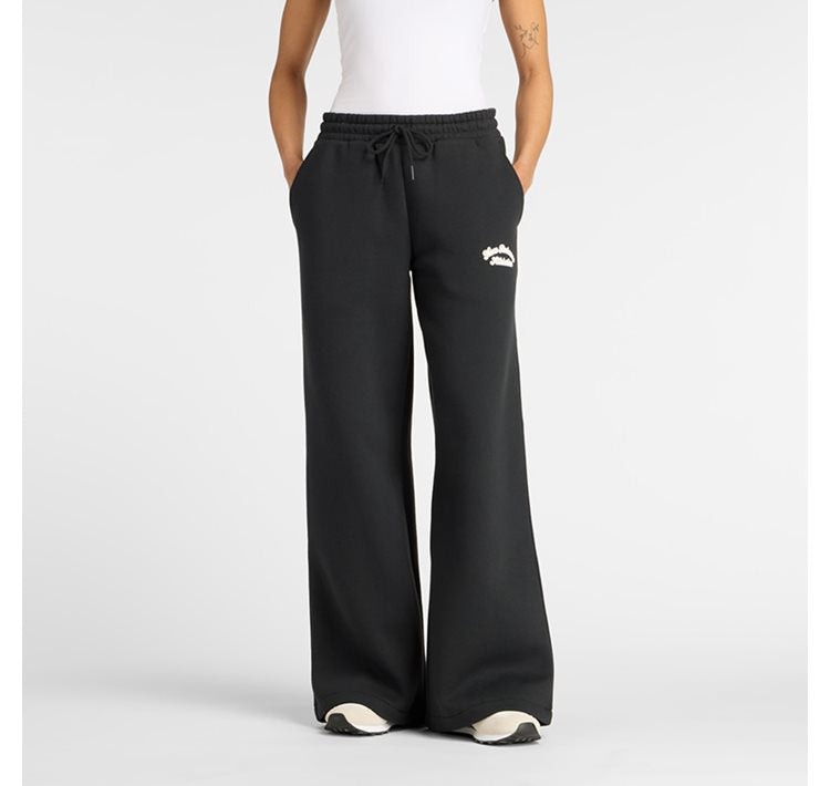 New Balance Linear Heritage Fleece Wide Leg Pant
